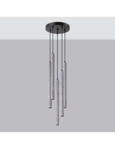 Sollux Lampa wisząca PASTELO 5P beton SL.1275 - produkt 2