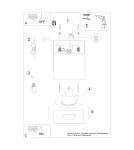 Square ceiling luminaires - Sollux Plafond HATI gold SL.1279 - product 6