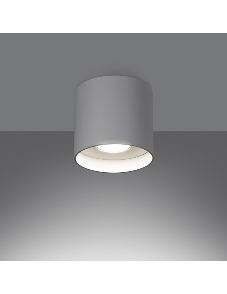 Round ceiling luminaires - Sollux Plafond MIKA white SL.1280 - product kolory-swiatla.pl 3