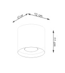 Round ceiling luminaires - Sollux Plafond MIKA white SL.1280 - product 5