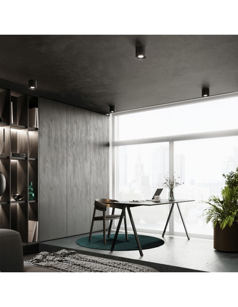 Round ceiling luminaires - Sollux Plafond MIKA black SL.1281 - product kolory-swiatla.pl 9