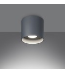 Round ceiling luminaires - Sollux Plafond MIKA gray SL.1282 - product 3