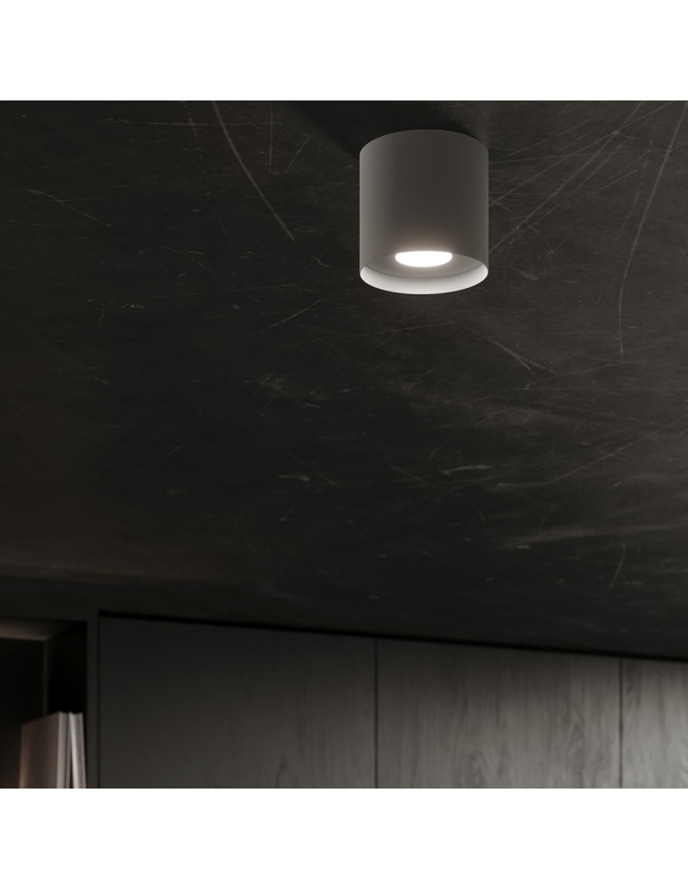 Round ceiling luminaires - Sollux Plafond MIKA gray SL.1282 - product kolory-swiatla.pl 7