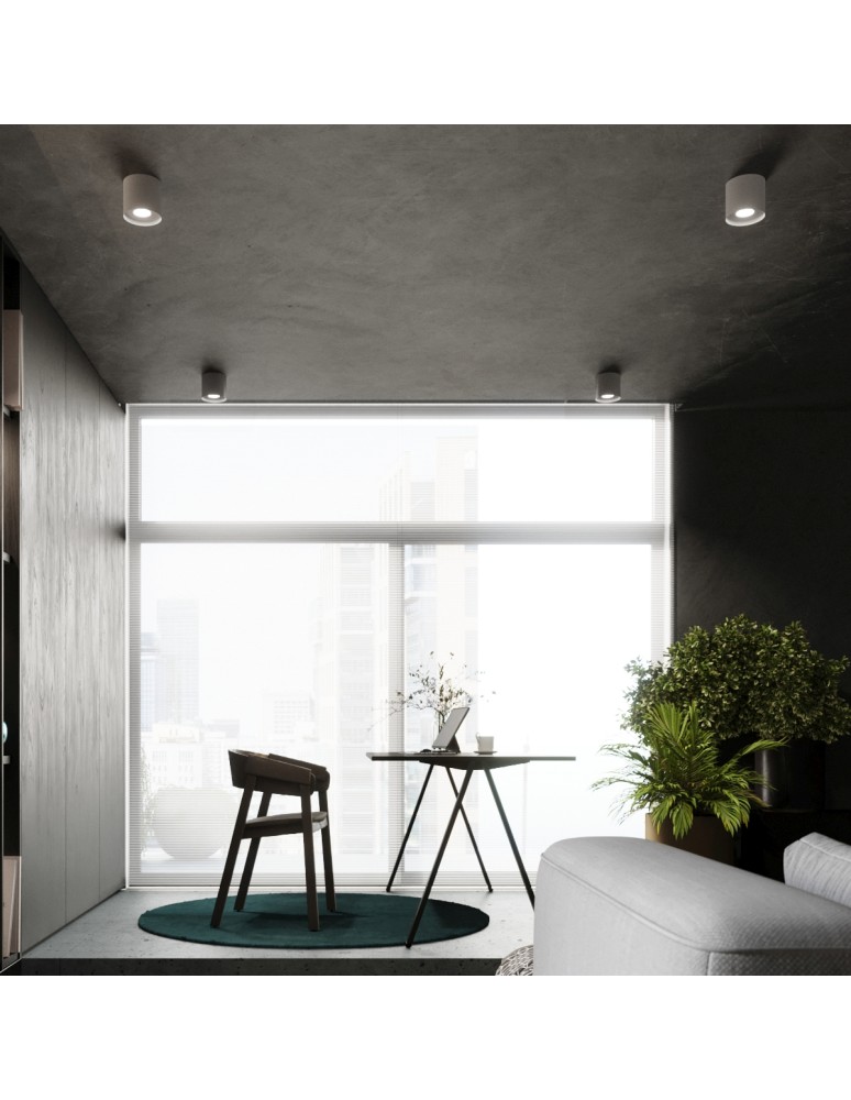 Round ceiling luminaires - Sollux Plafond MIKA gray SL.1282 - product kolory-swiatla.pl 8