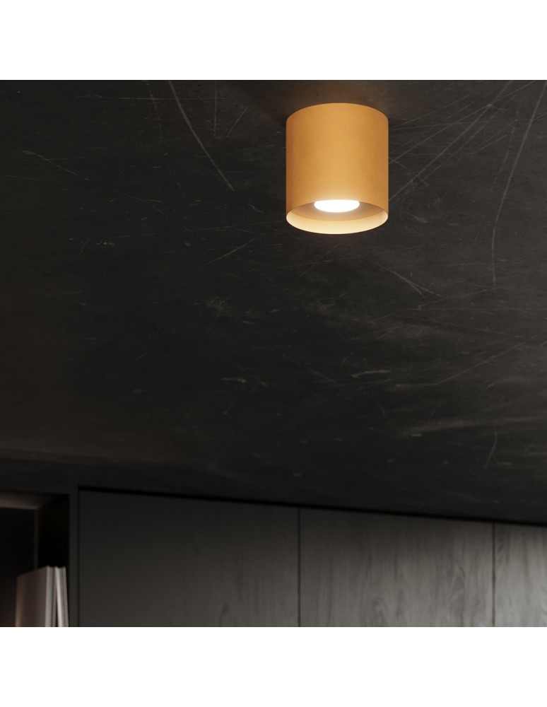 Round ceiling luminaires - Sollux Plafond MIKA gold SL.1283 - product kolory-swiatla.pl 7