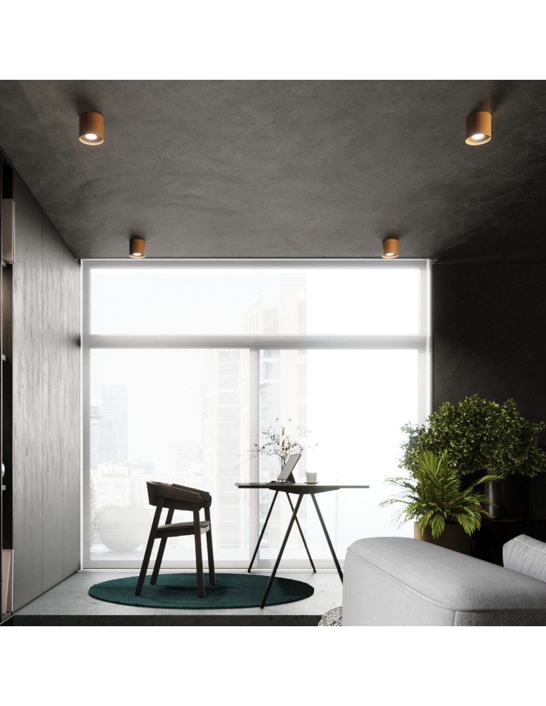 Round ceiling luminaires - Sollux Plafond MIKA gold SL.1283 - product kolory-swiatla.pl 8