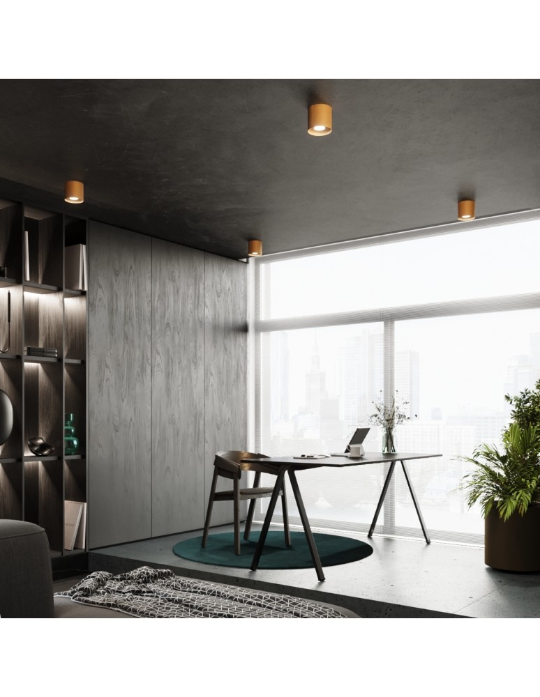 Round ceiling luminaires - Sollux Plafond MIKA gold SL.1283 - product kolory-swiatla.pl 9