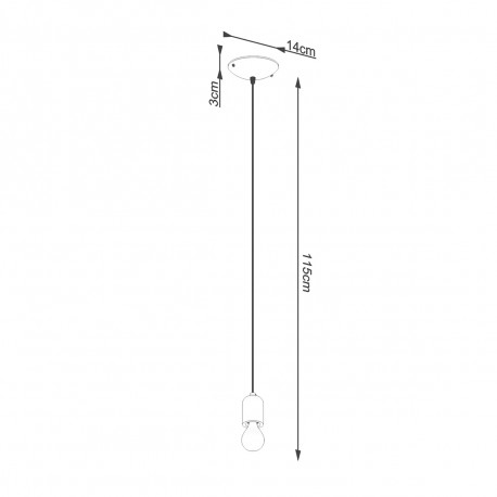 Sollux Lampa wisząca NESO 1 SL.1284