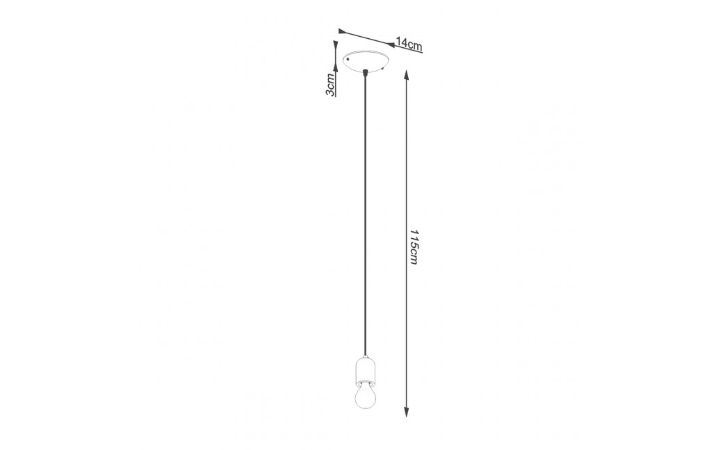 Sollux Lampa wisząca NESO 1 SL.1284