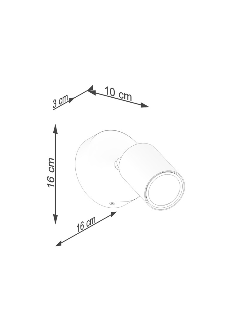 Wall lamps - Sollux Wall lamp VERDO white SL.1285 - product kolory-swiatla.pl 5