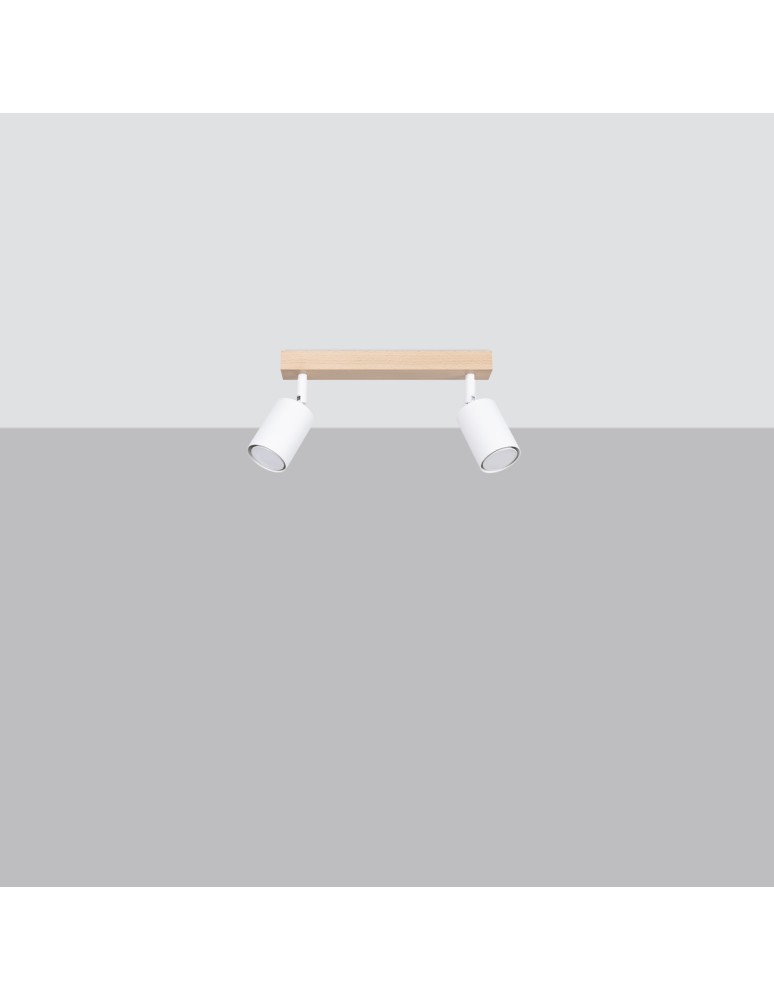 Adjustable ceiling lamps - spots - Sollux Plafond VERDO 2 white SL.1286 - product kolory-swiatla.pl 2