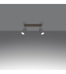 Adjustable ceiling lamps - spots - Sollux Plafond VERDO 2 white SL.1286 - product 3