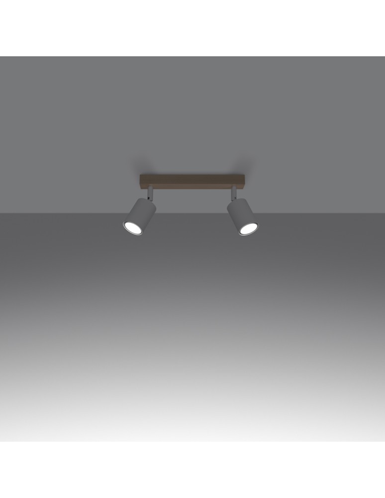 Adjustable ceiling lamps - spots - Sollux Plafond VERDO 2 white SL.1286 - product kolory-swiatla.pl 3