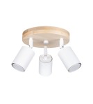 Adjustable ceiling lamps - spots - Sollux Plafond VERDO 3P white SL.1287 - product 1