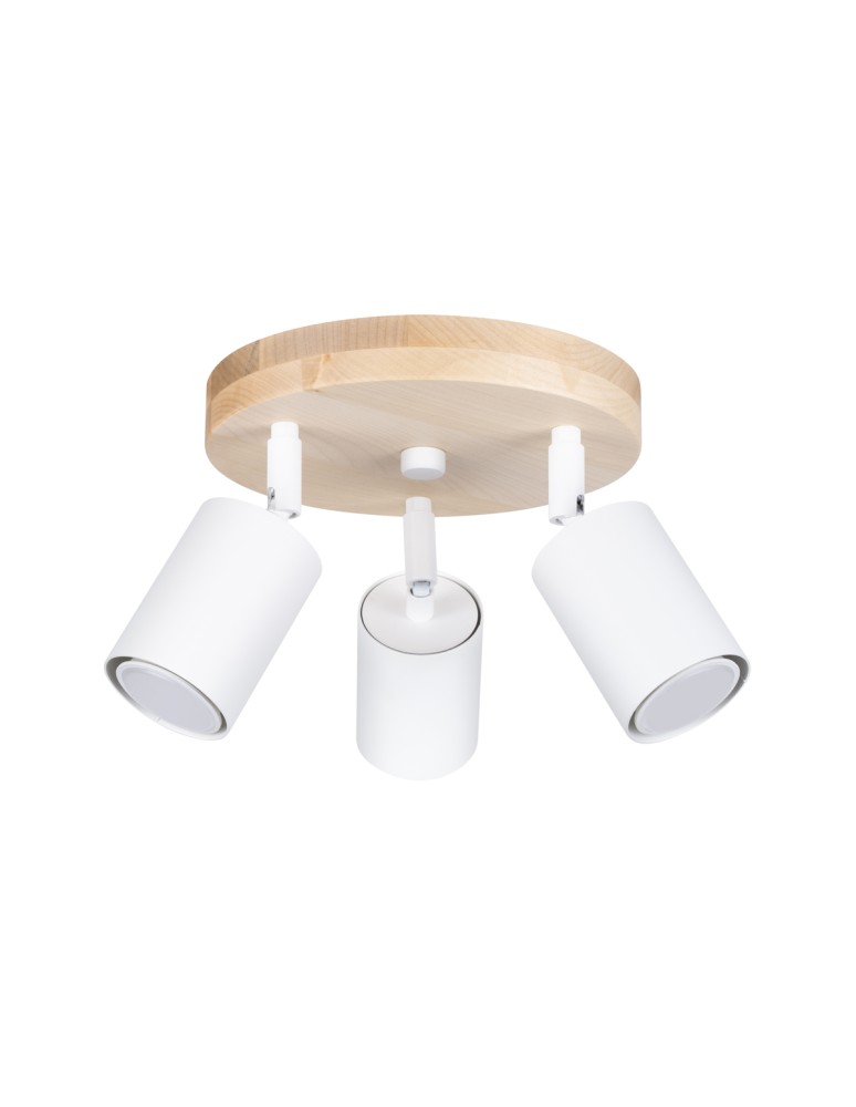 Adjustable ceiling lamps - spots - Sollux Plafond VERDO 3P white SL.1287 - product kolory-swiatla.pl 1