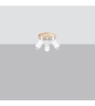 Adjustable ceiling lamps - spots - Sollux Plafond VERDO 3P white SL.1287 - product 2