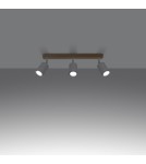 Adjustable ceiling lamps - spots - Sollux Plafond VERDO 3L white SL.1288 - product 3
