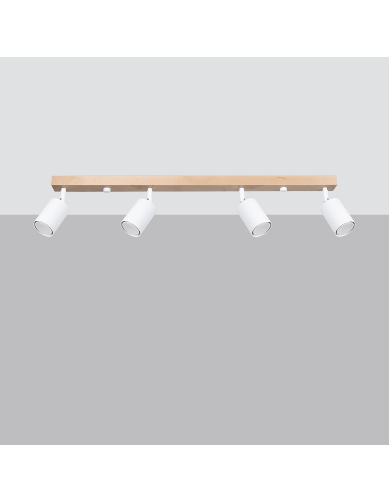 Adjustable ceiling lamps - spots - Sollux Plafond VERDO 4 white SL.1289 - product kolory-swiatla.pl 2