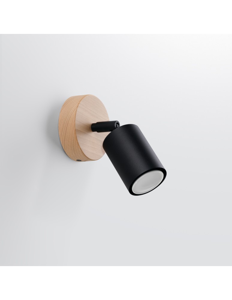 Wall lamps - Sollux Wall lamp VERDO black SL.1290 - product kolory-swiatla.pl 2