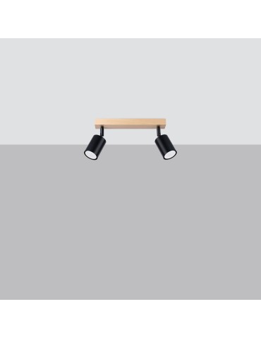 Sollux Plafon VERDO 2 czarny SL.1291 - produkt 2