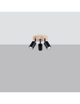 Sollux Plafon VERDO 3P czarny SL.1292 - produkt 2