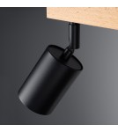 Adjustable ceiling lamps - spots - Sollux Plafond VERDO 3L black SL.1293 - product 4