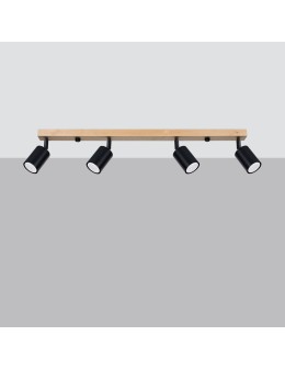 Sollux Plafon VERDO 4 czarny SL.1294 - produkt 2