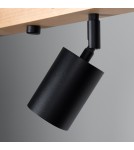 Adjustable ceiling lamps - spots - Sollux Plafond VERDO 4 black SL.1294 - product 4