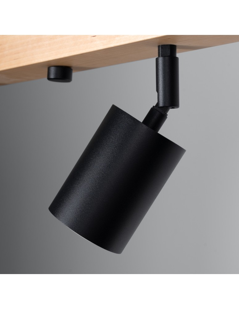 Adjustable ceiling lamps - spots - Sollux Plafond VERDO 4 black SL.1294 - product kolory-swiatla.pl 4