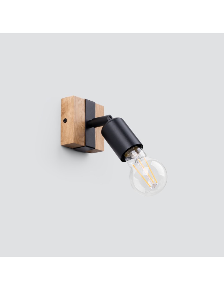 Ceiling lamps - Sollux Wall lamp ZUCA black SL.1295 - product kolory-swiatla.pl 2