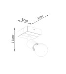 Ceiling lamps - Sollux Wall lamp ZUCA black SL.1295 - product 5