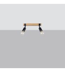 Adjustable ceiling lamps - spots - Sollux Plafond ZUCA 2 black SL.1296 - product 2