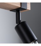 Adjustable ceiling lamps - spots - Sollux Plafond ZUCA 2 black SL.1296 - product 4