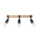 Adjustable ceiling lamps - spots - Sollux Plafond ZUCA 3 black SL.1297 - product 1