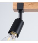 Adjustable ceiling lamps - spots - Sollux Plafond ZUCA 3 black SL.1297 - product 4