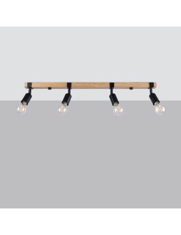 Sollux Plafon ZUCA 4 czarny SL.1298 - produkt 2
