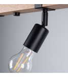 Adjustable ceiling lamps - spots - Sollux Plafond ZUCA 4 black SL.1298 - product 4