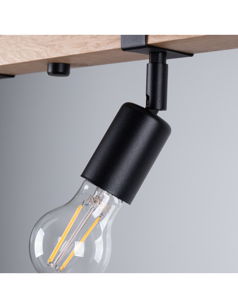 Adjustable ceiling lamps - spots - Sollux Plafond ZUCA 4 black SL.1298 - product kolory-swiatla.pl 4