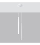 Pendant lamps - Sollux PASTELO 2 pendant lamp white SL.1303 - product 2