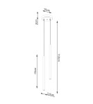 Pendant lamps - Sollux PASTELO 2 pendant lamp white SL.1303 - product 5