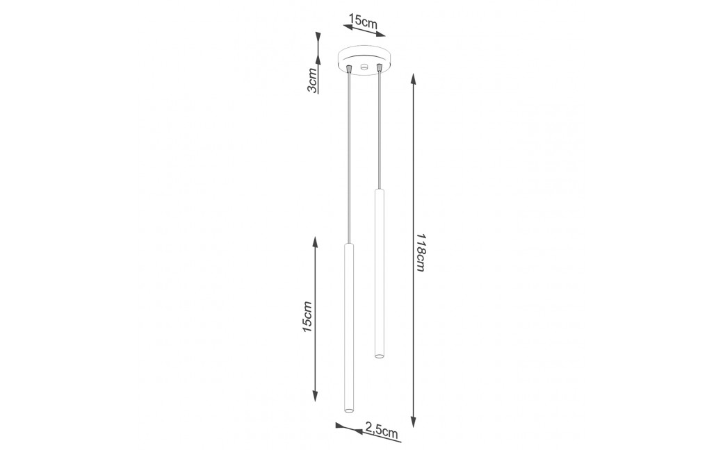 Sollux Lampa wisząca PASTELO 2 biała SL.1303