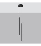 Pendant lamps - Sollux PASTELO 2 pendant lamp black SL.1304 - product 2