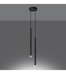 Pendant lamps - Sollux PASTELO 2 pendant lamp black SL.1304 - product 3