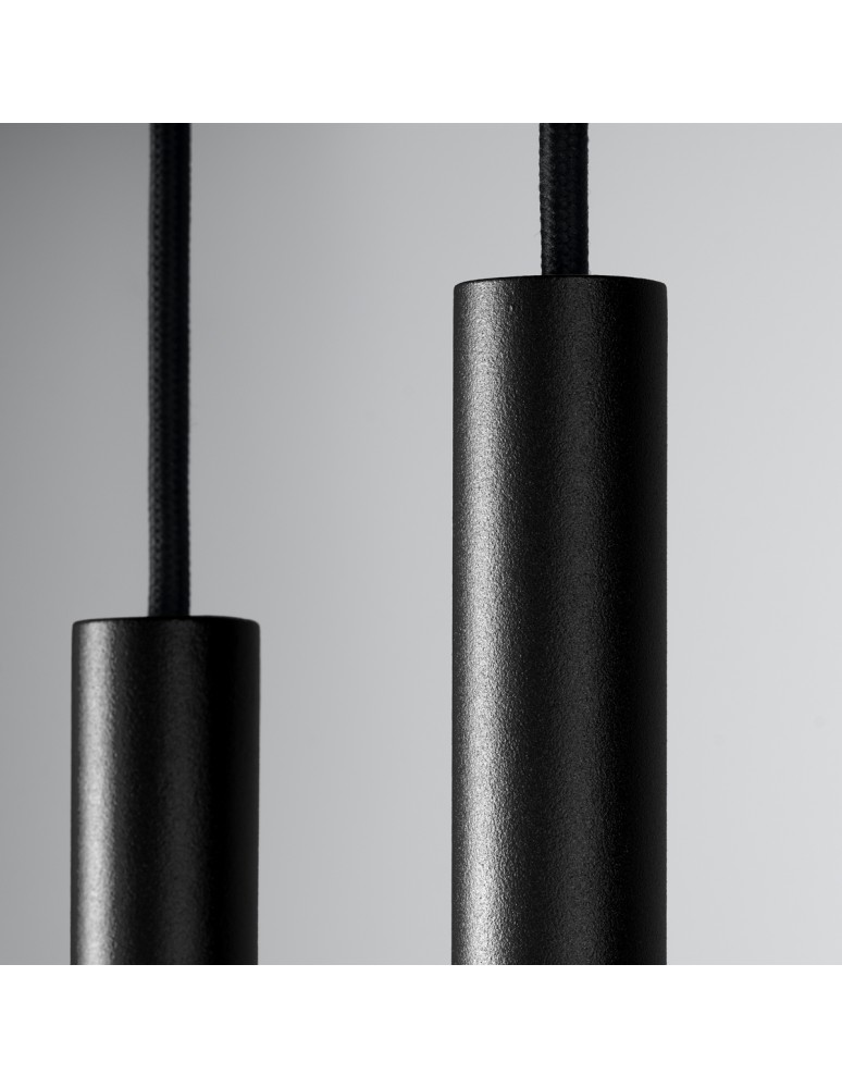 Pendant lamps - Sollux PASTELO 2 pendant lamp black SL.1304 - product kolory-swiatla.pl 4