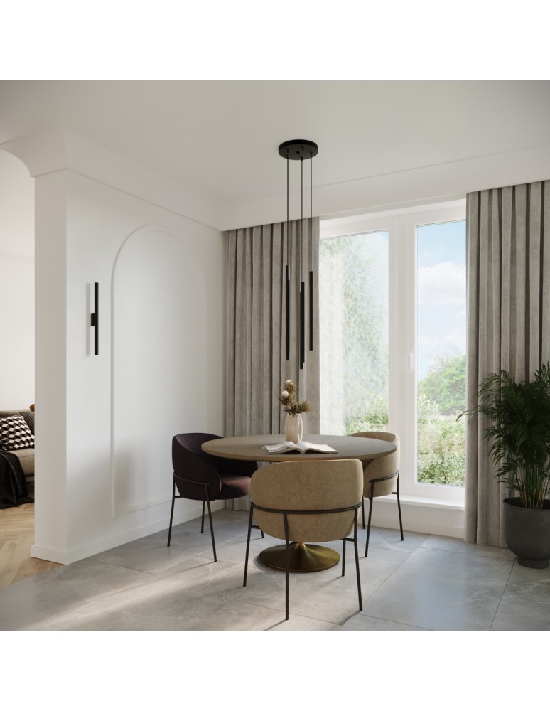 Pendant lamps - Sollux PASTELO 2 pendant lamp black SL.1304 - product kolory-swiatla.pl 8