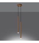 Pendant lamps - Sollux Pendant lamp PASTELO 2 gold SL.1305 - product 3