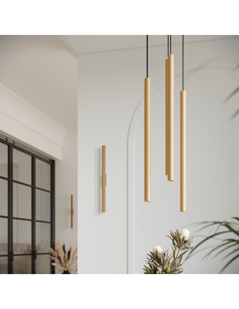 Pendant lamps - Sollux Pendant lamp PASTELO 2 gold SL.1305 - product kolory-swiatla.pl 9
