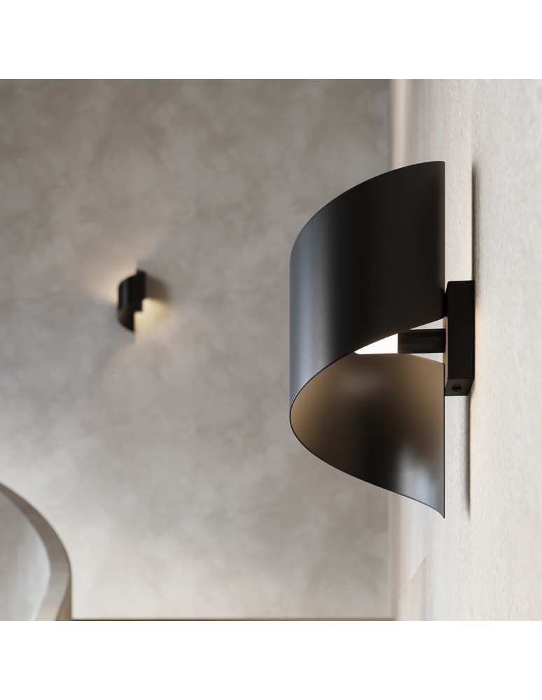 Wall lamps - Sollux Wall lamp TALASSA black SL.1309 - product kolory-swiatla.pl 9