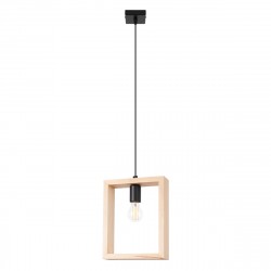 Sollux Lampa wisząca ARIES naturalne drewno SL.1310