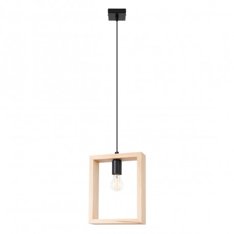 Sollux Lampa wisząca ARIES naturalne drewno SL.1310